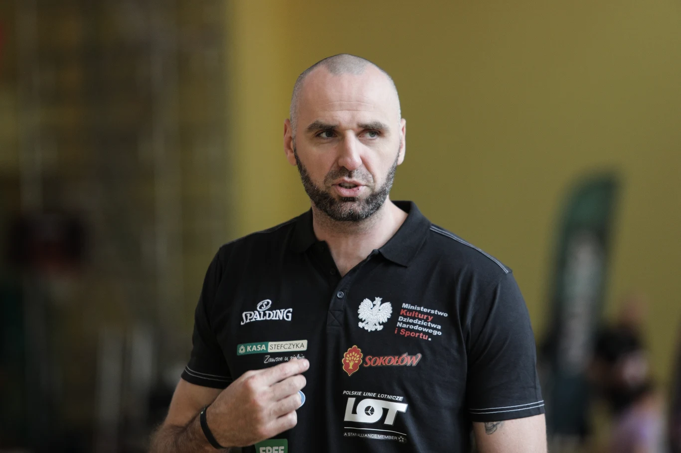 Marcin Gortat na obozie koszykarskim Marcin Gortat na obozie koszykarskim