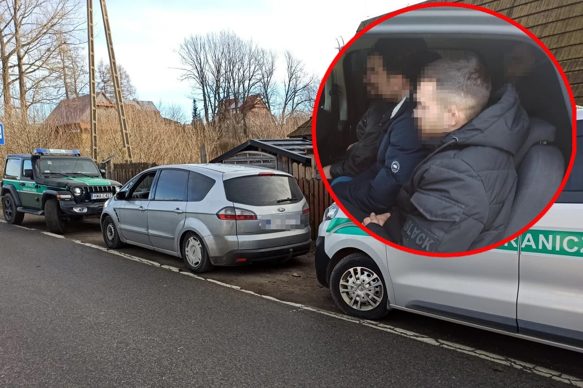 Przeładowany ford zwrócił uwagę Straży Granicznej. Auto zostało zatrzymane do kontroli w Chochołowie w Małopolsce Przeładowany ford zwrócił uwagę Straży Granicznej. Auto zostało zatrzymane do kontroli w Chochołowie w Małopolsce