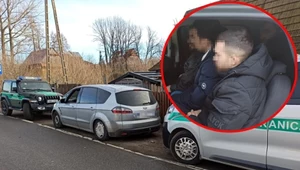 Przeładowany ford zwrócił uwagę Straży Granicznej. Auto zostało zatrzymane do kontroli w Chochołowie w Małopolsce