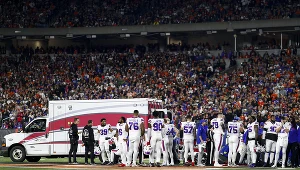 Damar Hamlin doznał zawału serca 2 stycznia w Cincinnati