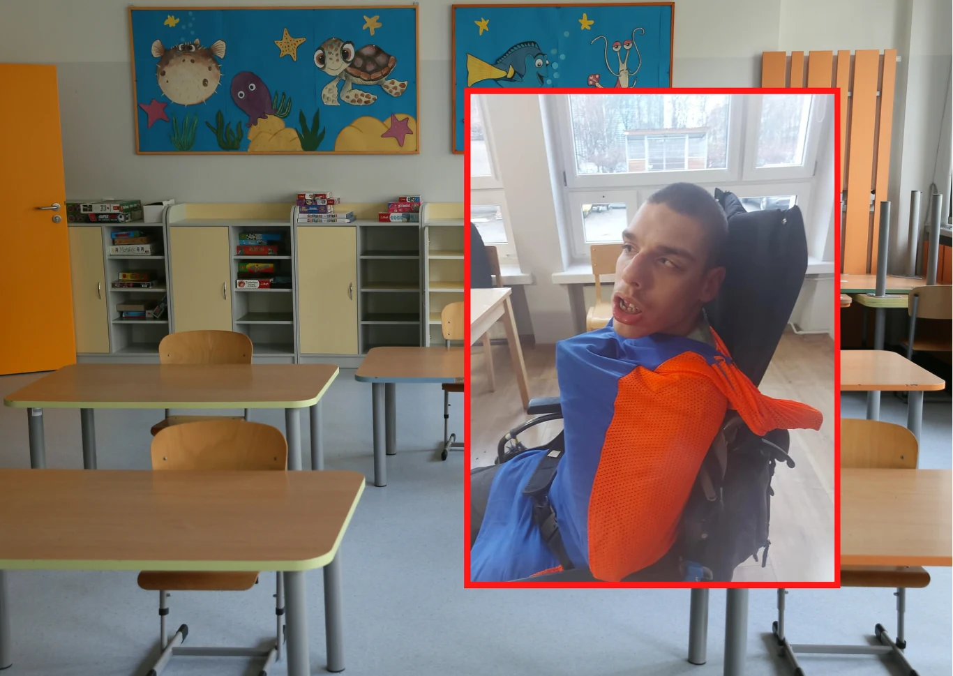 - Kuba został skrępowany na świetlicy - twierdzi Ditta Napierała, jego mama. - Kuba został skrępowany na świetlicy - twierdzi Ditta Napierała, jego mama.
