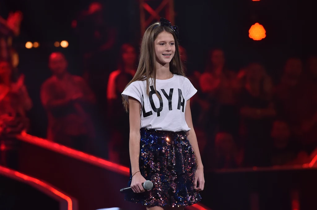 Roksana Węgiel podczas występu w "The Voice Kids" w 2018 roku