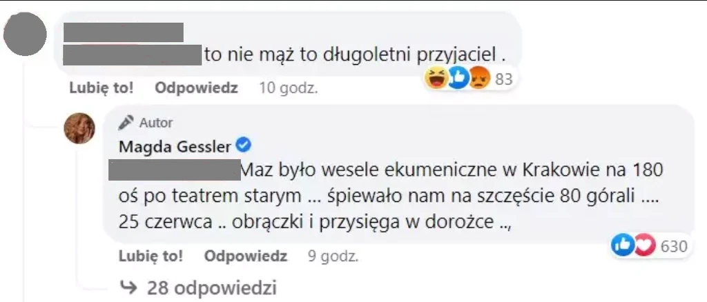 Magda Gessler zdradza szczegóły ślubu z Waldemarem Kozerwaskim Magda Gessler zdradza szczegóły ślubu z Waldemarem Kozerwaskim