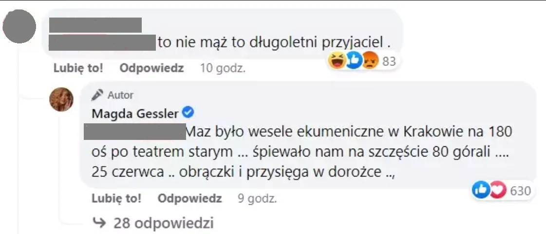 Magda Gessler zdradza szczegóły ślubu z Waldemarem Kozerwaskim