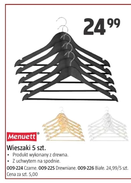 Wieszak Menuett