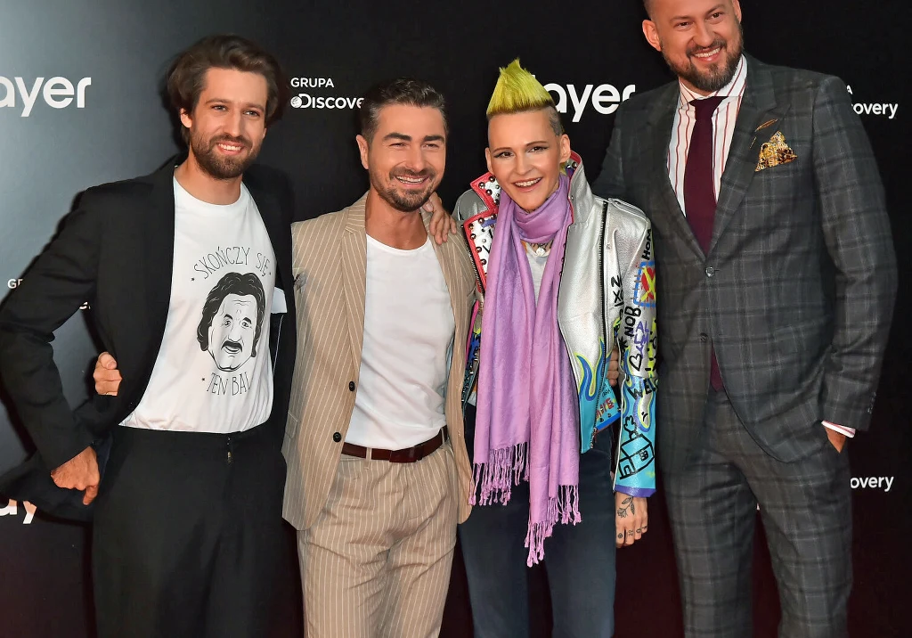 Michał Kempa, Jan Kliment, Agnieszka Chylińska i Marcin Prokop