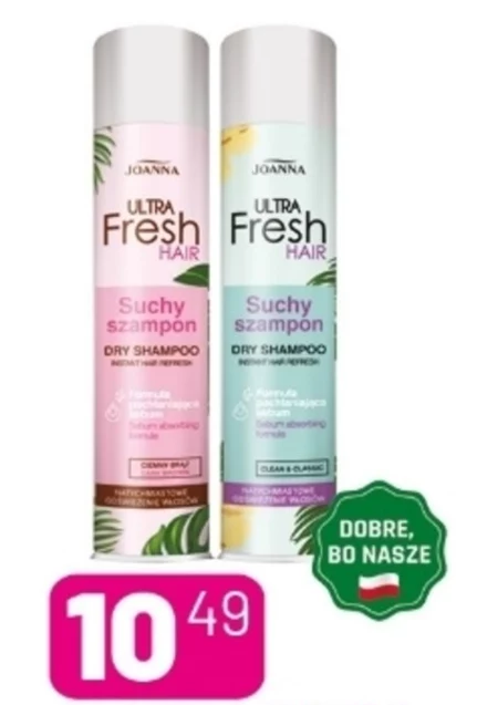 Joanna Ultra Fresh Hair Suchy szampon 200 ml