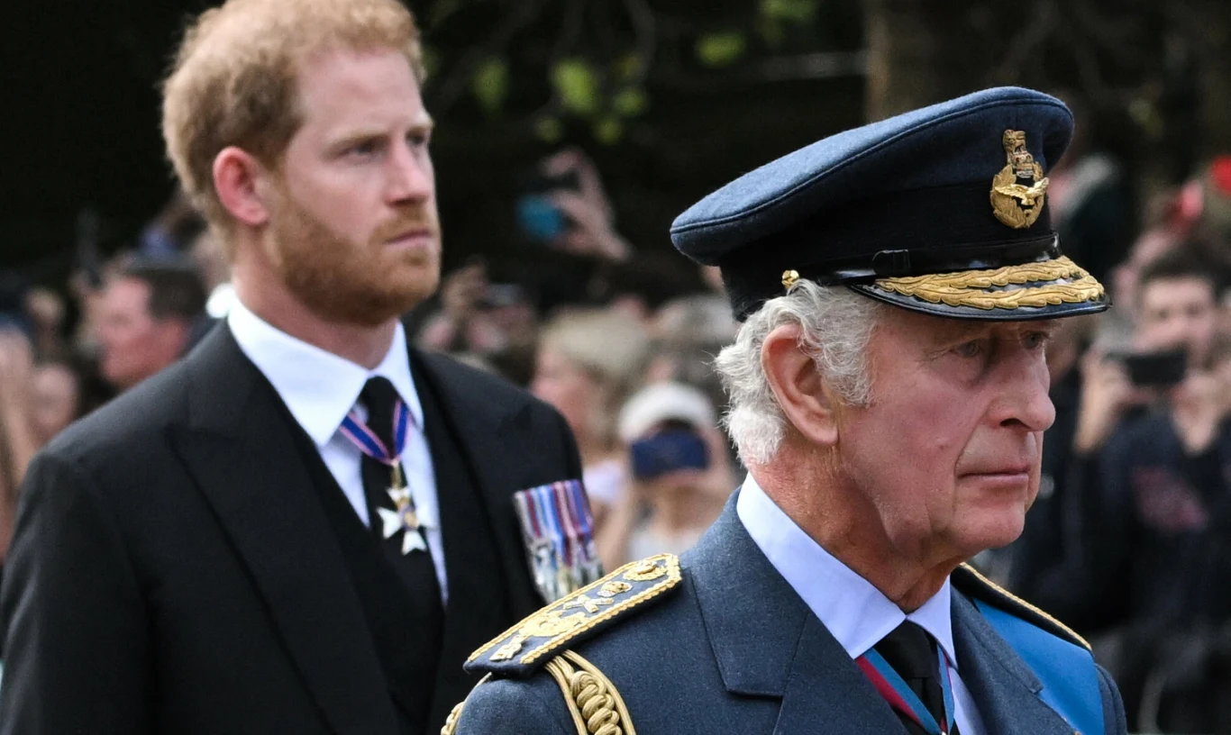 Książę Harry i król Karol III.