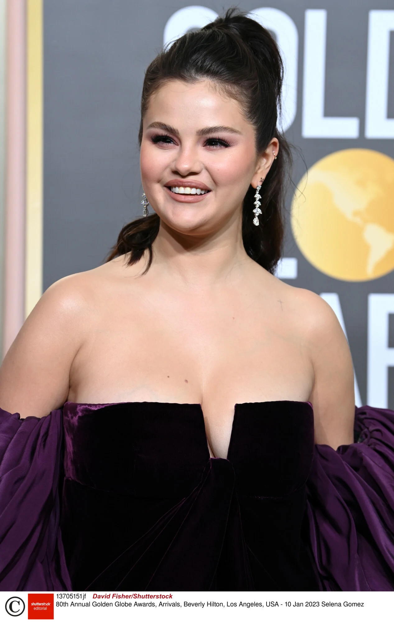 Jej kreacja wydawała się nieco ciasna