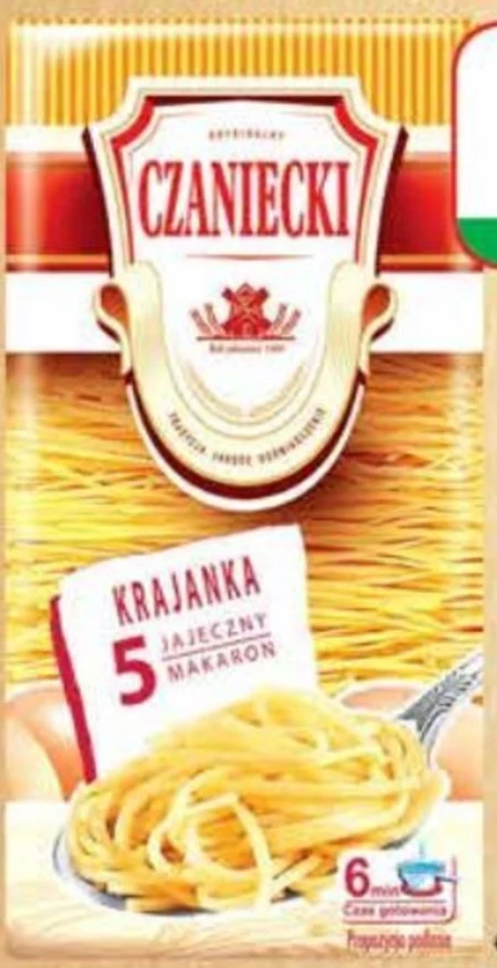 Czaniecki Makaron 5 jajeczny krajanka 250 g