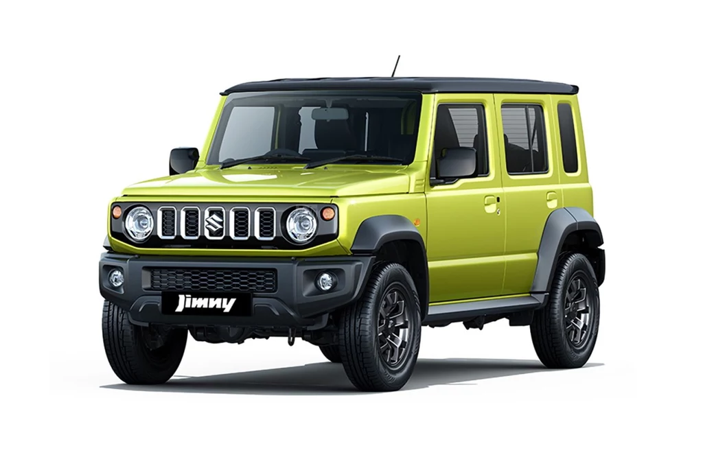 Suzuki Jimny w wersji pięciodrzwiowej dostało nie tylko nową parę drzwi, ale również parę niewielkich okienek