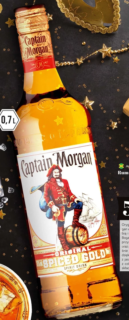 Captain Morgan Original Spiced Gold Napój spirytusowy 700 ml