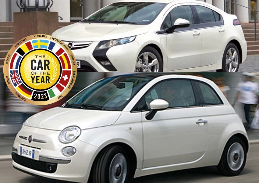 Opel Ampera i Fiat 500. Największe pudło i najlepszy strzał jurorów Car of the Year