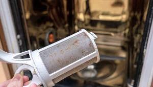 Zmywarka nie domywa naczyń? To wina filtra. Sprawdź, czy czyścisz go wystarczająco często 