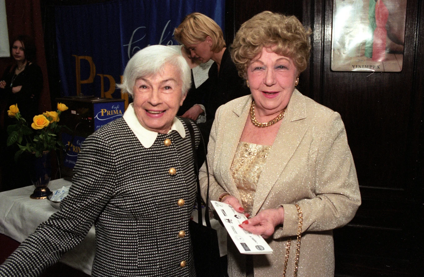 Danuta Szaflarska i Hanka Bielicka Danuta Szaflarska i Hanka Bielicka