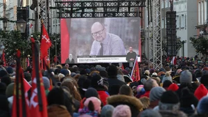 Tłumy na ulicach Gdańska podczas pogrzebu Pawła Adamowicza, 19 stycznia 2019 roku