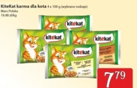 Kitekat Karma pełnoporcjowa delikatne smaki w soczystym sosie 400 g (4 x 100 g)
