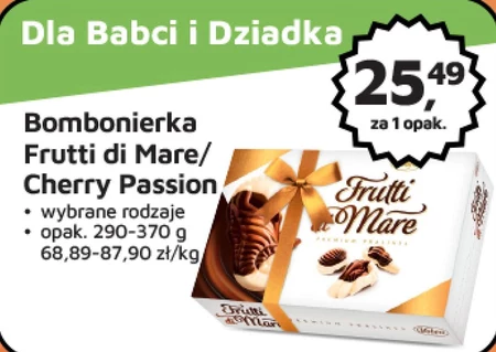 Vobro Frutti di Mare Praliny z kremem o smaku karmelowym orzechowym mlecznym i kakaowym 370 g
