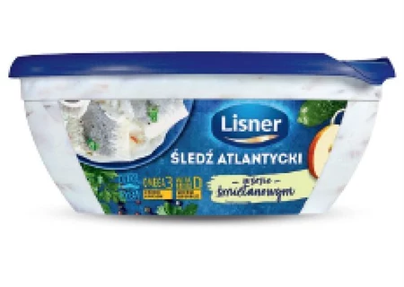 Lisner Śledź atlantycki w sosie śmietanowym 280 g