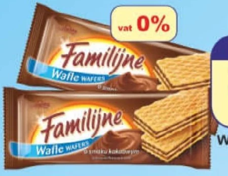 Familijne Klasyczne wafle kakaowe 180 g