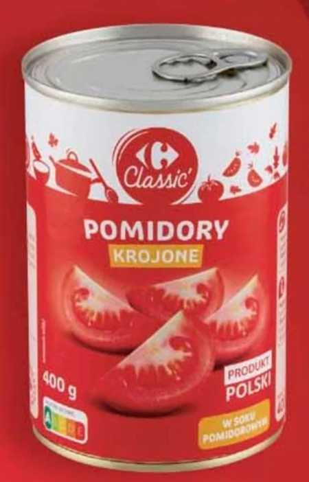 Pomidory krojone Carrefour