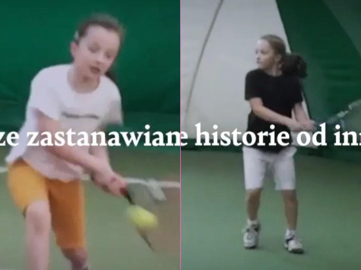 Iga Świątek z dzieciństwa Iga Świątek z dzieciństwa