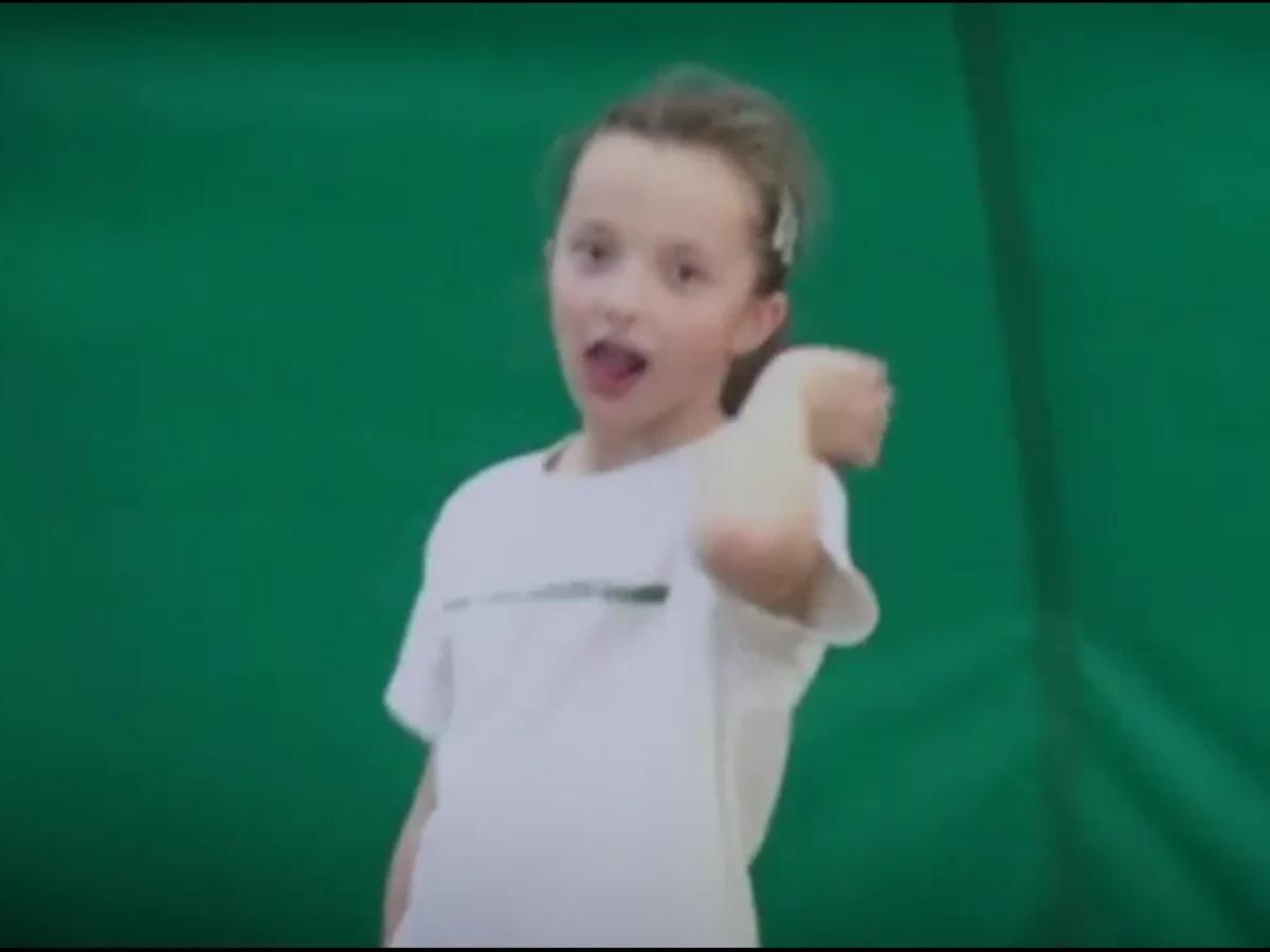 Iga Świątek z dzieciństwa Iga Świątek z dzieciństwa