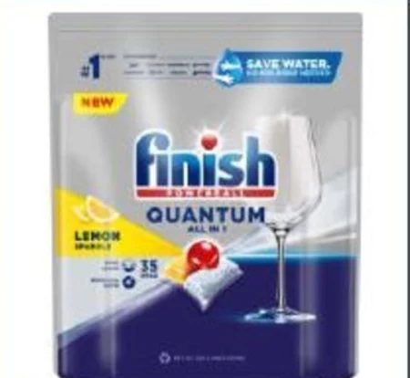 Finish Quantum Lemon Kapsułki do mycia naczyń w zmywarce 364 g (35 sztuk)