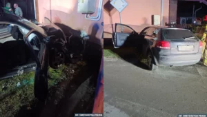 19-latek w Koperni wjechał w dom