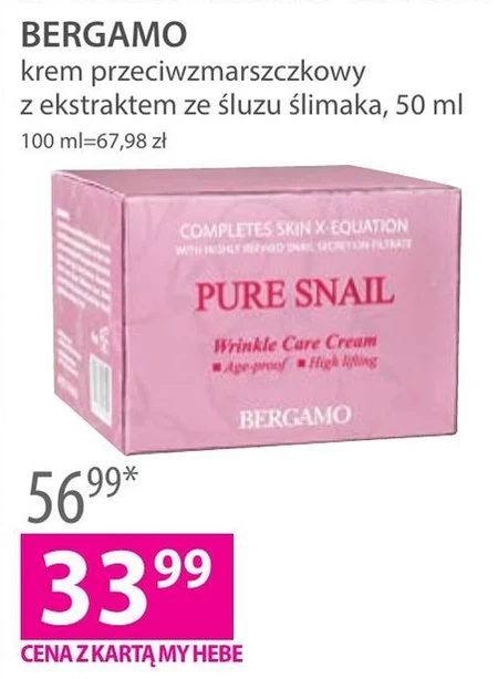 Krem na zmarszczki Bergamo