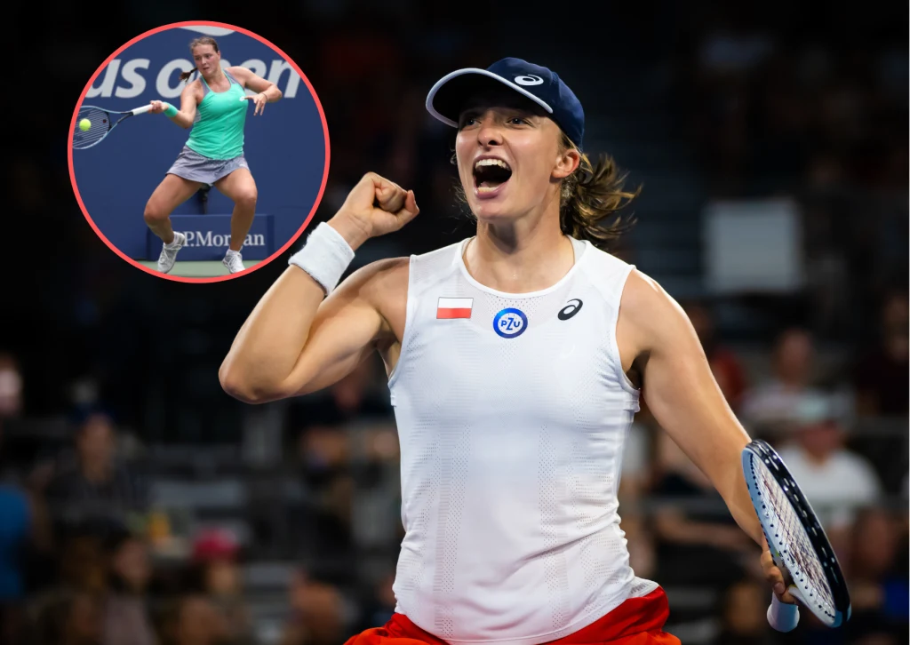 Iga Świątek i w kółku Jule Niemeier Iga Świątek i w kółku Jule Niemeier