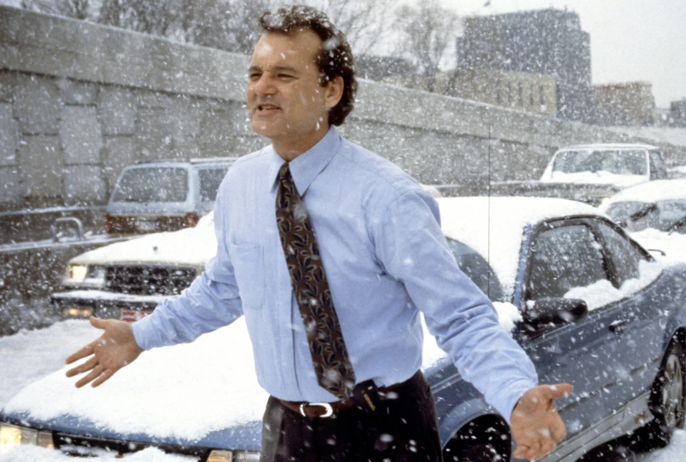 Bill Murray w filmie "Dzień świstaka" Bill Murray w filmie "Dzień świstaka"