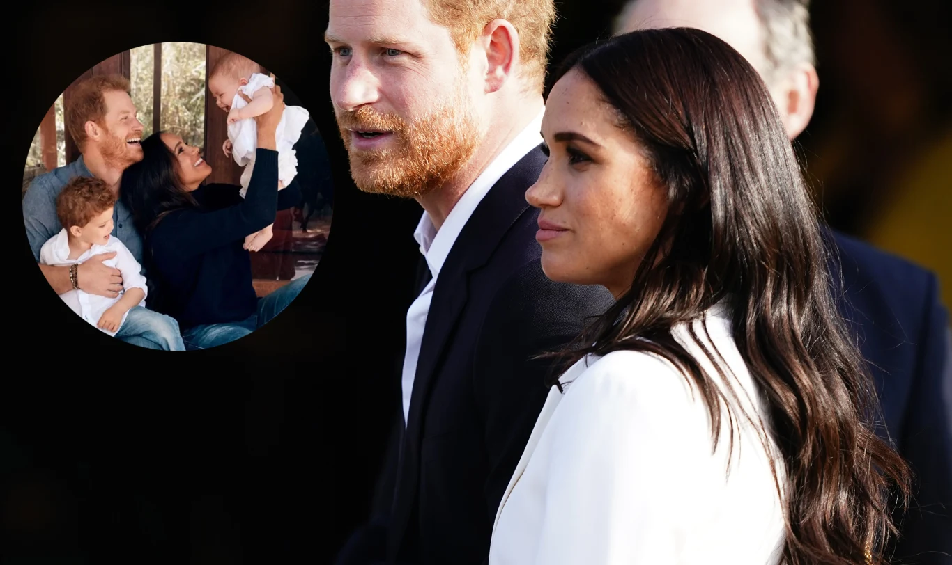 Meghan i Harry z dziećmi Meghan i Harry z dziećmi