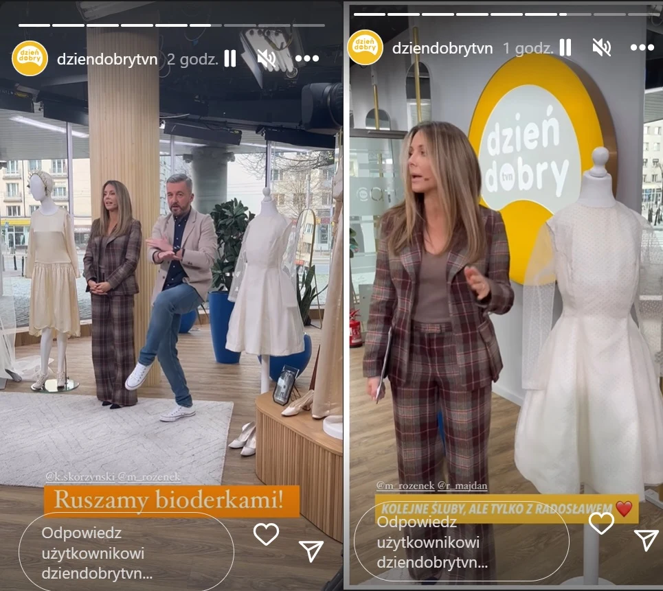 Skórzyński i Rozenek w "Dzień Dobry TVN" Skórzyński i Rozenek w "Dzień Dobry TVN"