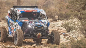 Eryk Goczał na trasie rajdu Dakar