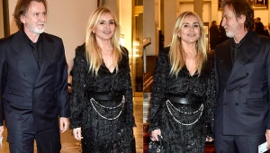 Monika Olejnik na premierze opery w towarzystwie partnera