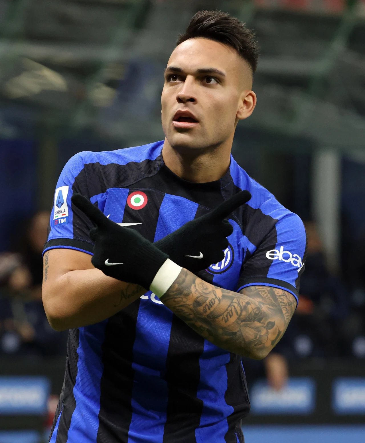 Lautaro Martinez cieszący się z gola Lautaro Martinez cieszący się z gola