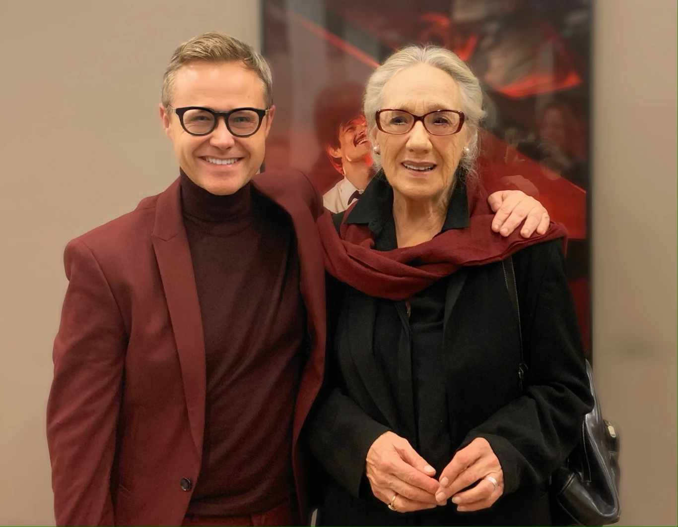 Maja Komorowska i Łukasz Maciejewski