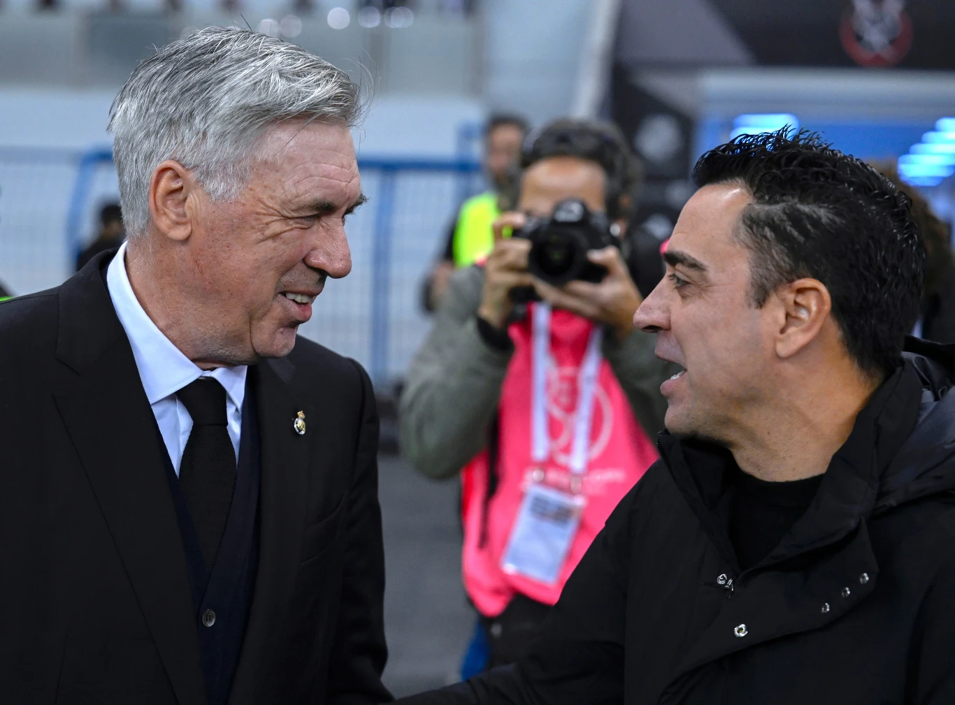 Xavi Hernandez i Carlo Ancelotti