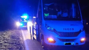 Kierowca minibusa miał 2,5 promila alkoholu w organizmie. 