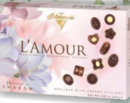 Solidarność L'Amour Czekoladki z aksamitnymi kremami 165 g