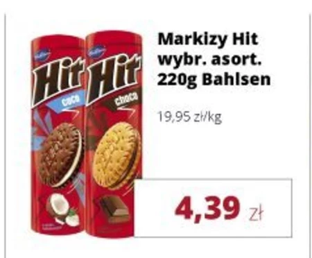 Hit Markizy o smaku kokosowym 220 g