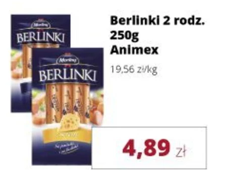 Berlinki Kiełbasa z kurczaka 250 g