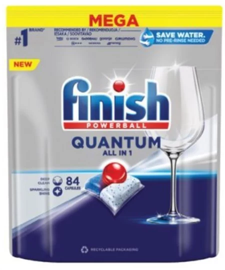 Finish Quantum Fresh Kapsułki do mycia naczyń w zmywarce 873,6 g (84 sztuki)