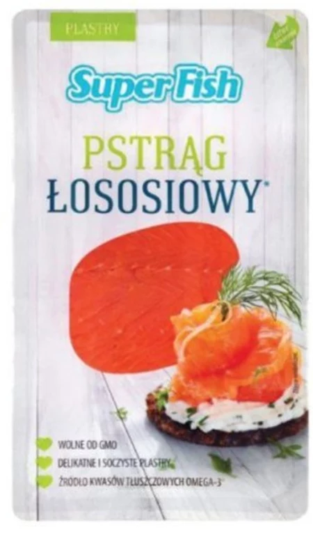 SuperFish Pstrąg łososiowy plastry 100 g