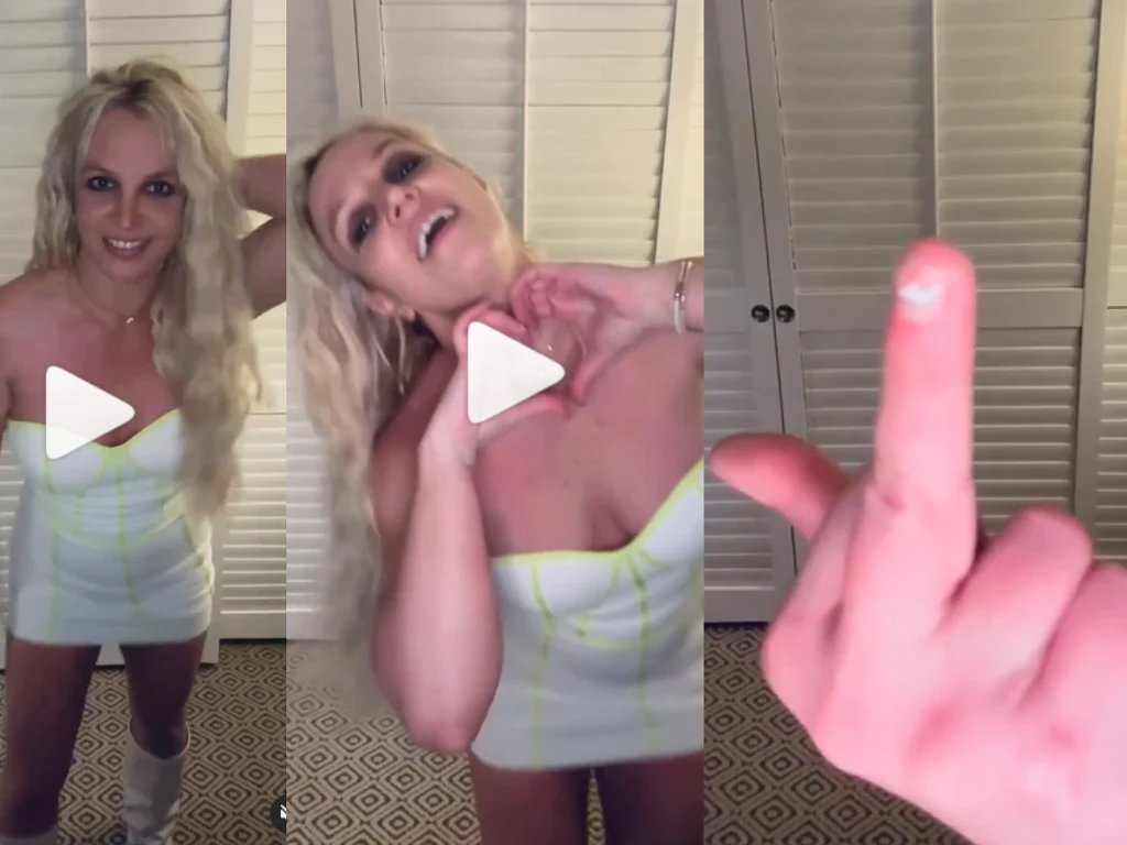 Britney Spears na dziwnym nagraniu