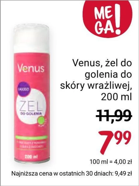 Żel do golenia Venus