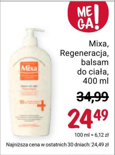 Mixa Balsam do ciała Regeneracja 400 ml
