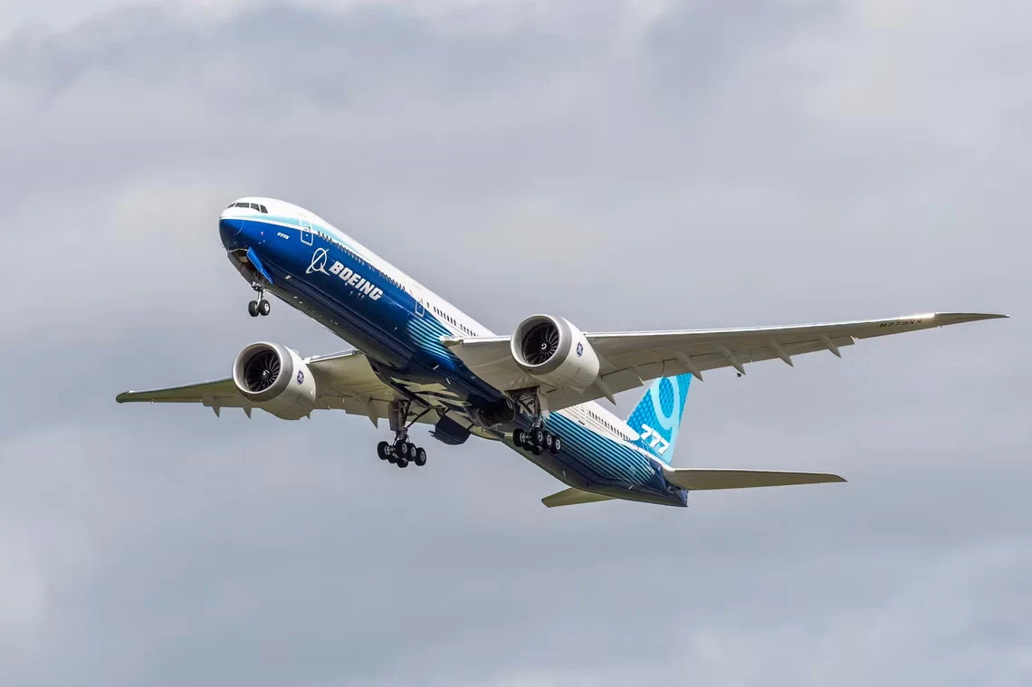 Boeing 777X ma być największym pasażerskim samolotem produkowanym na Ziemi. Podczas testów miał kłopoty z silnikami. / zdjęcie: Boeing Boeing 777X ma być największym pasażerskim samolotem produkowanym na Ziemi. Podczas testów miał kłopoty z silnikami. / zdjęcie: Boeing
