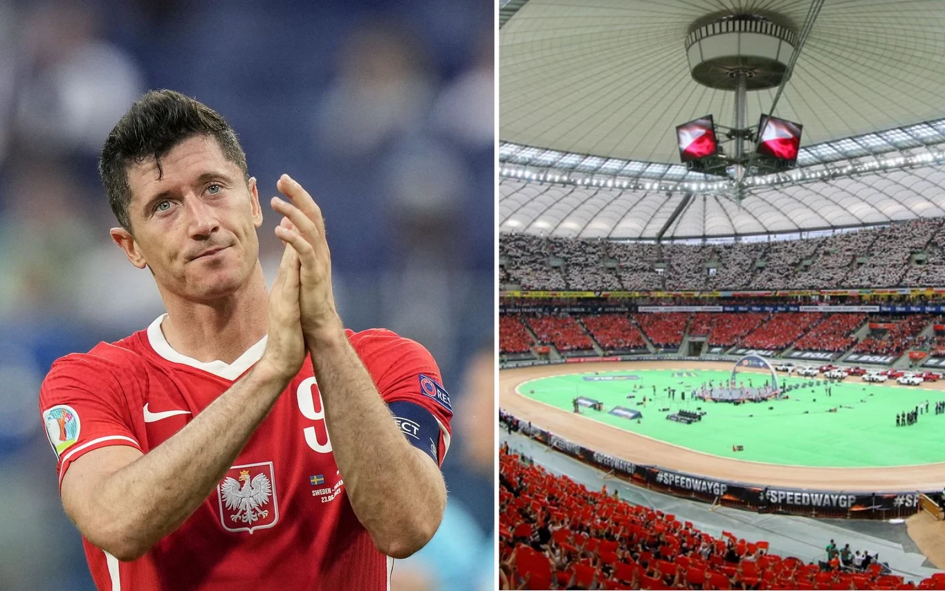 Kapitan reprezentacji Polski Robert Lewandowski i jego koledzy chcą jak najszybciej wrócić na PGE Narodowy, z którego korzystają nie tylko piłkarze, ale też żużlowcy podczas Grand Prix Polski (z prawej). Wszystko zależy od opinii niemieckiego projektanta konstrukcji zadaszenia Kapitan reprezentacji Polski Robert Lewandowski i jego koledzy chcą jak najszybciej wrócić na PGE Narodowy, z którego korzystają nie tylko piłkarze, ale też żużlowcy podczas Grand Prix Polski (z prawej). Wszystko zależy od opinii niemieckiego projektanta konstrukcji zadaszenia